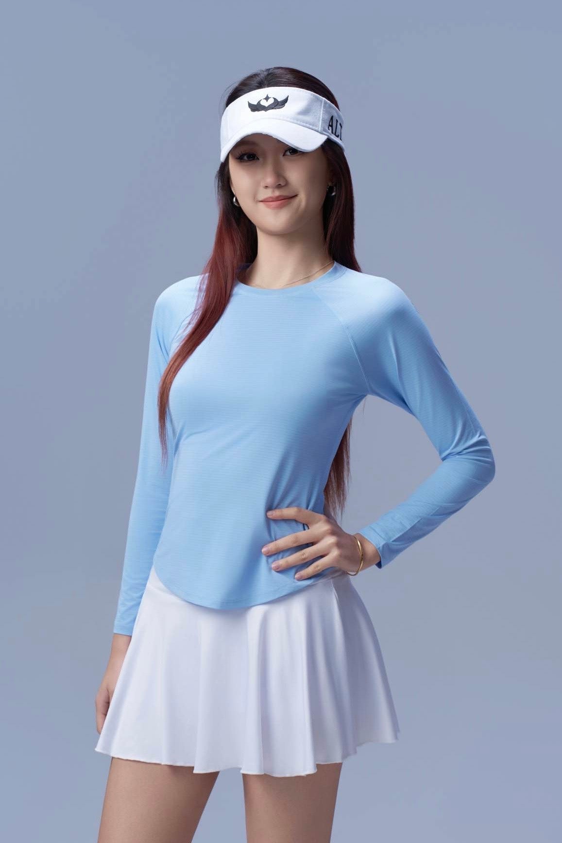 Blue Practice Golf Top